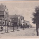 NRW - Gütersloh Moltkestarße Wohnhäuser sw-AK gelaufen/Feldpost 1917