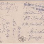 NRW - Gütersloh Moltkestarße Wohnhäuser sw-AK gelaufen/Feldpost 1917