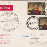 Italien - Interflug (DDR) Messe-Sonderflug Mailand Leipzig 1971