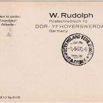 DDR - Interflug (DDR) Messe-Sonderflug Leipzig Mailand 1971