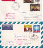 Italien/DDR - Interflug Messe-Sonderflug Leipzig Mailand Hin-u. Rückflug 1971
