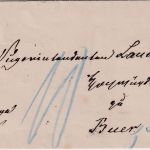 DR - Hannover 26/1 IV Coeln a. Rhein Bahnpost-L3 unfrank. Brief n. Buer 1887