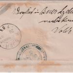 DR - Hannover 26/1 IV Coeln a. Rhein Bahnpost-L3 unfrank. Brief n. Buer 1887