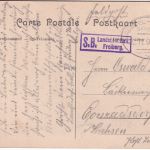 LP Belgien - Brüssel Luxemburg Bahnpost Z.169 Feldpostkarte AK Ciney 1915
