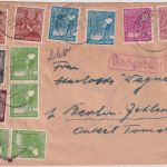 All.Bes./Währungsreform - München 23.6.48-17 Brief/Zehnfach n. Berlin Nachporto