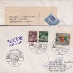 BRD/Postkrieg - 10+20 Pfg. Brandenburger Tor u.a. Lupo-Brief i.d. UdSSR Ulm 1970