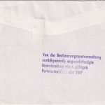 BRD/Postkrieg - 80 Pfg. Heimatvertriebene Brief i.d. DDR Mönchengladbach 1985