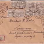 DR - 15x2+15 Pfg. Germania Einschreibebrief Bad Salzuflen - Hannover 1919
