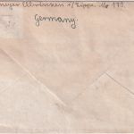 All.Bes. - 2x25 Pfg. Ziffer Brief n. USA Elbrinxen (Lippe) - Freeport 1947
