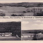 NRW - Norderteich (Belle) Gasthaus "Zum Entenkrug" sw-Mehrbild-AK gelaufen 1965