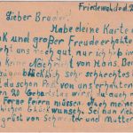 All.Bes. - Freienwalde ü. Minden Kriegsgefangenenkarte n. ÄGYPTEN 1946