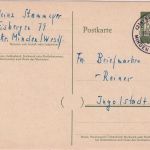 BRD - (21a) Eisbergen ü. Minden Poststelle I Ganzsache n. Ingolstadt 1962