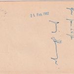 BRD - (21a) Eisbergen ü. Minden Poststelle I Ganzsache n. Ingolstadt 1962