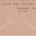 All.Bes. - 50 Pfg. Ziffer Zensurbrief n. SCHWEDEN Vlotho - Stockholm 1948