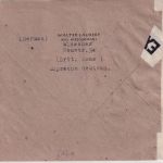 All.Bes. - 60 Pfg. Arbeiter u.a. Zensurbrief i.d. CSSR Herzogenrath Budweis 1947