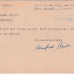 BRD - Geilenkirchen 11.2.63 aptierter Tagesstempel Karte n. Ingolstadt