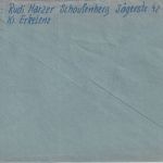 BRD - Schauffenberg ü. Hückelhoven Poststelle I Brief n. Ingolstadt 1960