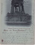 DR - 5 Pfg. Germania Karte Bad Oeynhausen - Düren Weiterleitung SCHWEDEN 1903