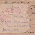All.Bes. - Weisweiler ü. Eschweiler 9.12.46 Kriegsgefangenenbrief n. JUGOSLAWIEN