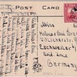 Trinidad & Tobago - 4 C. Freimarke Karte n. Eschweiler 1950