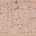 DR - Neisse 1916 Kriegsgefangenenbrief n. DÄNEMARK Dolmetscherzensur !