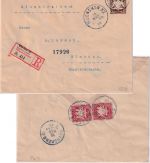 Bayern - 3 Pfg Wappen Privatganzsache+Zusatz Ortseinschreibebrief München 1899