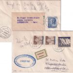 BRD/Postkrieg - 20 Pfg. Vertreibung u.a. Brief Emden - Oßla/DDR 1967