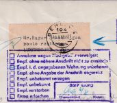 BRD/Postkrieg - 30 Pfg. Europa SST Berlin Europatag Schmuckkuvert n. Burg retour