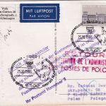 BRD/Postkrieg - 80 Pfg. Reichstag ex Block Lupo-Karte n. POLEN SST Trier 1986