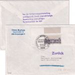 BRD/Postkrieg - 80 Pfg. Reichstag ex Block FDC ESST Bonn - Radebeul/DDR 1986