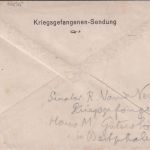 DR - Gütersloh 1915 Kriegsgefangenenbrief in die Etappe West - Lagerzensur