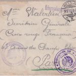 DR - Wetzlar 1915 Kriegsgefangenenbrief n. FRANKREICH (Paris) Doppelzensur