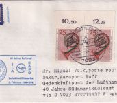 BRD - 2x40 Pfg Wofa/Waldhorn LH-Sonderflug Stuttgart - Dakar 1974