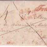 Österreich/Bayern - Wien 16. OCT L2 + L1 "Franco" Grenzfrankobrief 1840