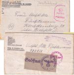 England - POW-Durchgangslager Kriegsgefangenenbrief n. Kirchdornberg 1944
