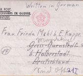 England - POW-Camp 182 Kriegsgefangenenbrief n. Gross-Quenstedt 1944