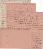 DR - Frankfurt a/M Postsammelstelle Zwangsarbeiterbrief n. FRANKREICH 1944