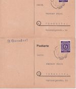 Altdorf b. Nürnberg - Landpoststellen Sammlung (15 versch. Belege) meist n. 1945