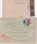 Ingolstadt - Landpoststellen Sammlung (9 versch. Belege) aus 1937/1958