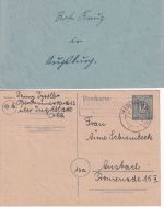 Ingolstadt - Landpoststellen Sammlung (9 versch. Belege) aus 1937/1958