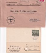 Kelheim - Landpoststellen Sammlung (10 versch. Belege) ex 1943/1962