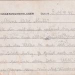 England - POW Durchgangslager Kriegsgefangenenkarte n. Gross-Krösten 1944