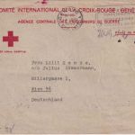 Schweiz - Genf 1940 Int. Rotes Kreuz Vordruckkuvert n. Wien - OKW-Zensur