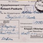 Jugoslawien - Belgrad 1943 Kriegsgefangenenkarte ins Stalag XIIIB (Hammelburg)
