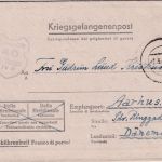 DR - M.-Stammlager IVD (Torgau) Kriegsgefangenenbrief n. DÄNEMARK 7.3.45