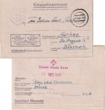DR - M.-Stammlager IVD (Torgau) Kriegsgefangenenbrief n. DÄNEMARK 7.3.45