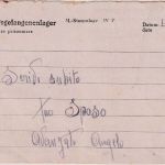DR - Mannschaftslager IVF (Hartmannsdorf) Kriegsgefangenenkarte n. ITALIEN 1944