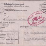 DR - Mannschaftslager IVA (Elsterhorst) Kriegsgefangenenkarte n. ITALIEN 1944