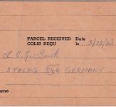DR - Stalag VIIIB (Lamsdorf) Kgf.-Vordruckkarte (Paketbestätigung) n KANADA 1943