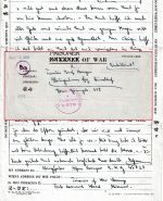 USA - POW-Camp Fort Leonhard Wood Missouri Kriegsgefangenenbrief 1943